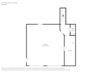 Floor plan 1 for 3470 Winter Wood Ct