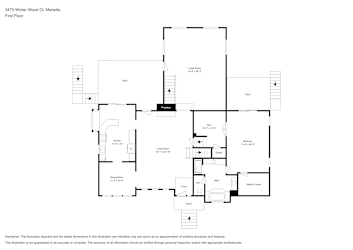 Floor plan 2 for 3470 Winter Wood Ct