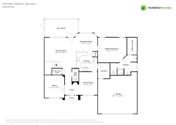 Floor plan 1 for 3476 Indian Creek Blvd