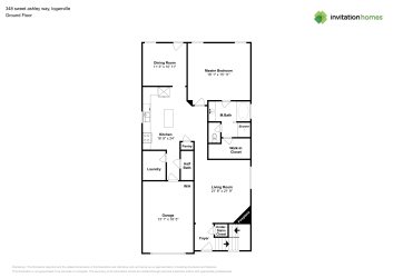 Floor plan 1 for 348 Sweet Ashley Way