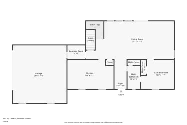 Floor plan 2 for 3481 Dry Creek Rd