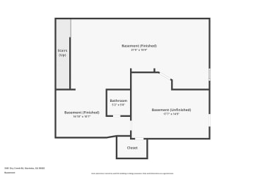 Floor plan 3 for 3481 Dry Creek Rd