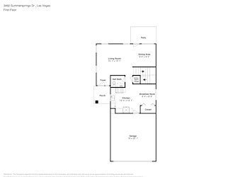 Floor plan 1 for 3482 Summersprings Dr