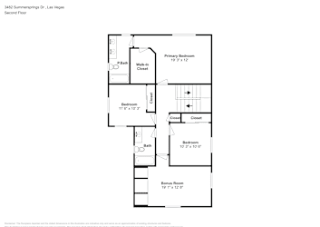 Floor plan 2 for 3482 Summersprings Dr