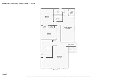 Floor plan 2 for 349 Huntington Way
