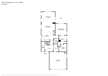Floor plan 1 for 34927 N Mirandesa Dr