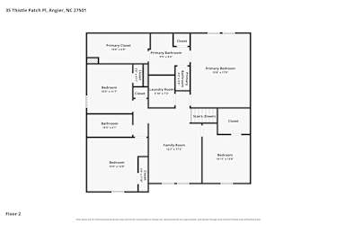 Floor plan 2 for 35 Thistle Patch Pl