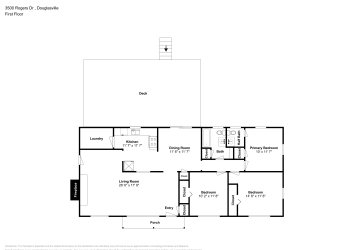 Floor plan 1 for 3500 Rogers Dr