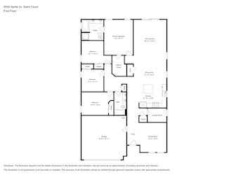 Floor plan 1 for 3504 Sprite Ln