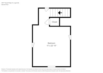 Floor plan 2 for 3507 Temple Ridge Ct