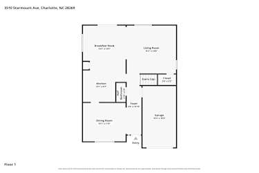 Floor plan 1 for 3510 Starmount Ave