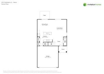 Floor plan 1 for 3512 Winterberry Ln