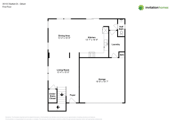Floor plan 1 for 3515 E Bartlett Dr