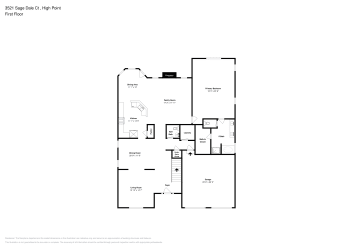 Floor plan 1 for 3521 Sage Dale Ct