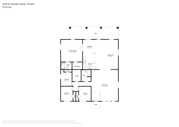 Floor plan 1 for 3529 W Chambers Street
