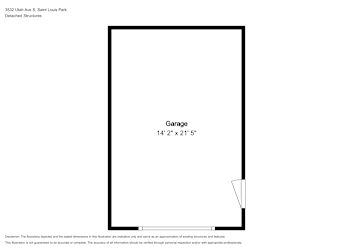 Floor plan 1 for 3532 Utah Ave S