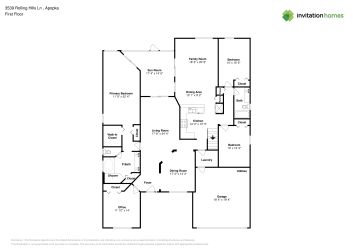 Floor plan 1 for 3539 Rolling Hills Ln