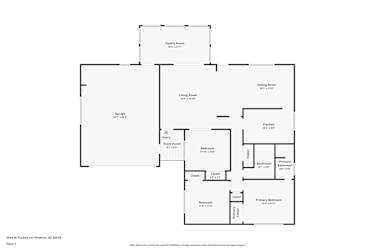 Floor plan 1 for 3544 W Tuckey Ln