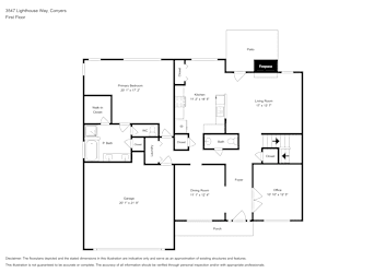 Floor plan 1 for 3547 Lighthouse Way