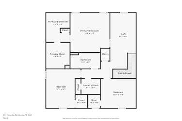 Floor plan 2 for 3553 Fellowship Road