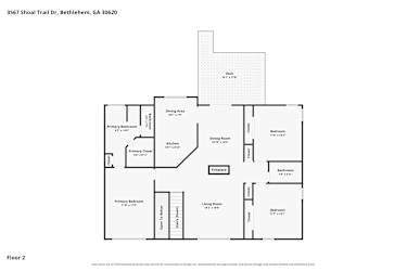 Floor plan 1 for 3567 Shoal Trail Dr