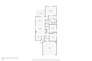 Floor plan 1 for 35676 W Costa Blanca Dr