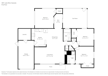 Floor plan 1 for 3581 Lalani Blvd
