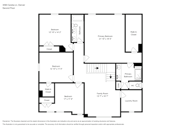 Floor plan 2 for 3590 Cerelia Ln