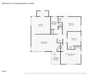Floor plan 1 for 3604 Falcon Ct S