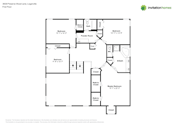 Floor plan 2 for 3608 Preserve Wood Ln