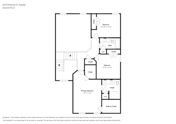 Floor plan 2 for 3610 Brideveil Ct