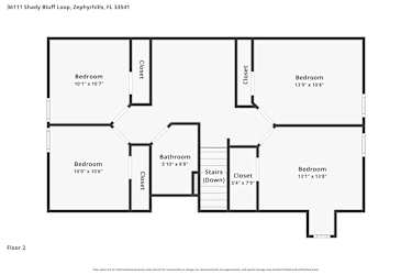 Floor plan 2 for 36111 Shady Bluff Loop