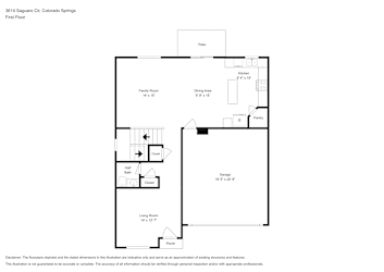 Floor plan 1 for 3614 Saguaro Cir
