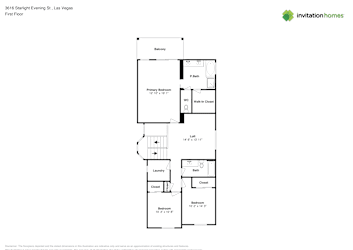 Floor plan 2 for 3616 Starlight Evening St