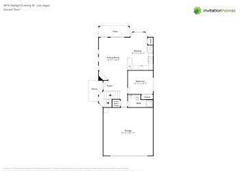Floor plan 1 for 3616 Starlight Evening St