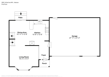 Floor plan 2 for 3620 142nd Ave NW