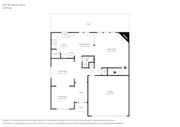 Floor plan 1 for 3627 Rip Rap Dr