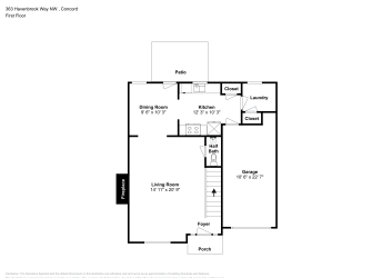 Floor plan 1 for 363 Havenbrook Way NW