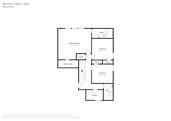 Floor plan 2 for 3638 Avalon Castle Dr