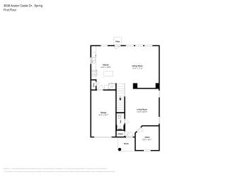 Floor plan 1 for 3638 Avalon Castle Dr