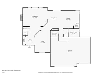 Floor plan 2 for 3639 103rd Trl N