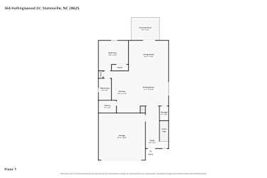 Floor plan 1 for 364 Hollingswood Drive