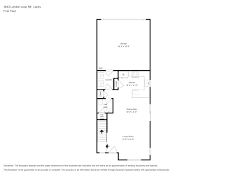 Floor plan 1 for 3643 London Loop NE