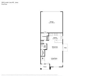 Floor plan 1 for 3643 London Loop NE