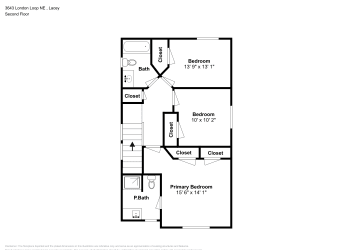 Floor plan 2 for 3643 London Loop NE