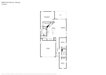 Floor plan 1 for 36605 W San Sisto Ave