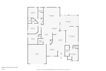Floor plan 1 for 3664 Barred Owl Rd