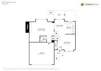 Floor plan 2 for 3665 S Halifax Way