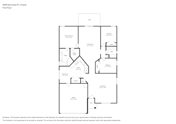 Floor plan 1 for 3688 Becontree Pl