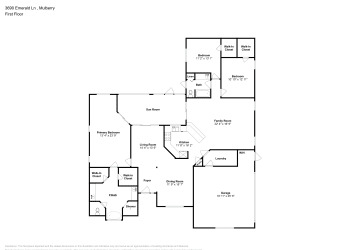 Floor plan 1 for 3690 Emerald Ln
